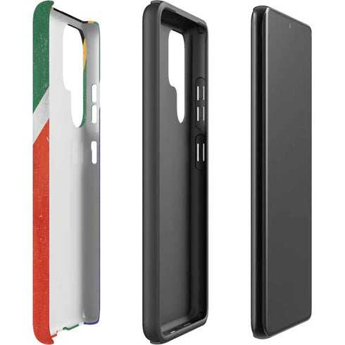 South Africa Flag Distressed Galaxy S22 Ultra Pro Case